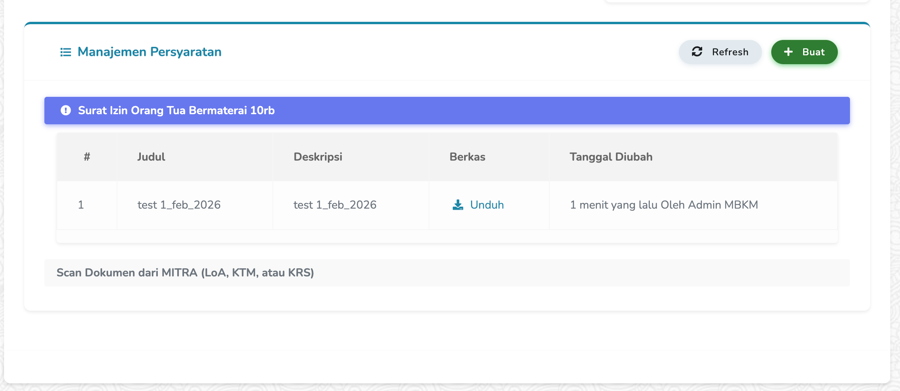 Dokumen Berhasil Diupload